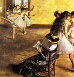 Ballet Class, the Dance Hall 1880